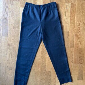 Worth silk cigarette pants